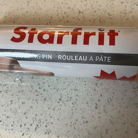 Starfrit Rolling Pin 100% Maple Wood Made in Canada New Sealed - Picture 3 of 4